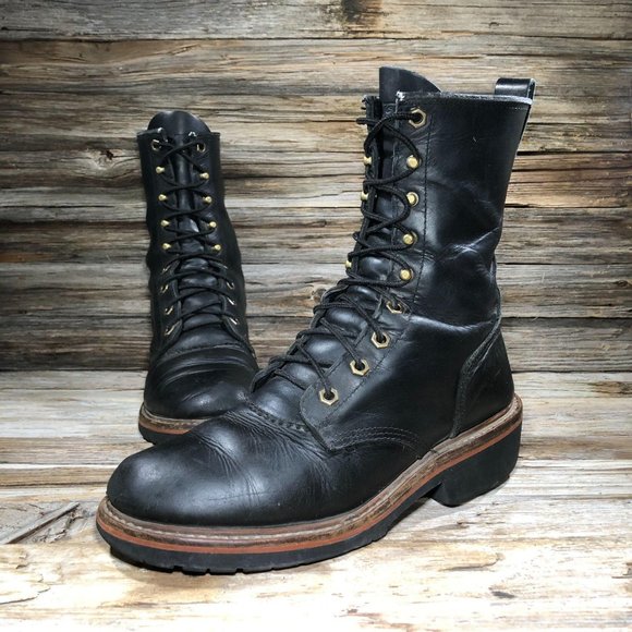 Adtech Other - AdTec 1964 10" Fireman Logger Black Work Boots 9